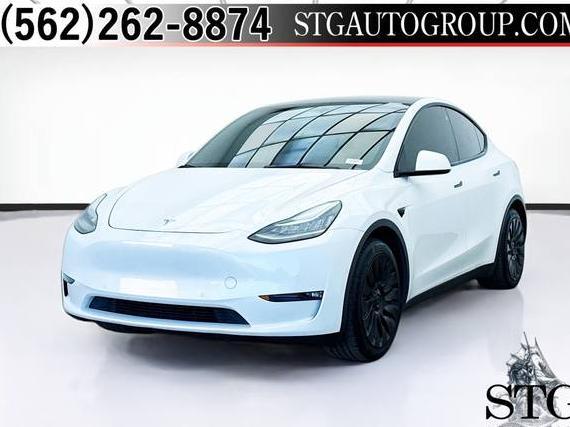 TESLA MODEL Y 2021 5YJYGAEE4MF222461 image